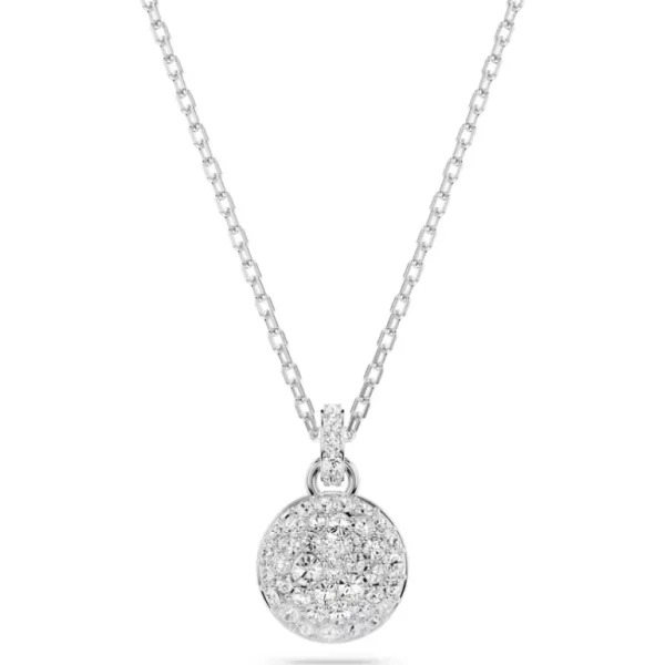 Swarovski Meteora ketting met hanger Sneeuwpave gezet Zilver/Wit 5683446