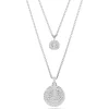 Swarovski Meteora ketting met hanger Gelaagde hanger bolvormig Zilver/Wit 5684244