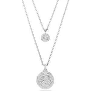 Swarovski Meteora ketting met hanger Gelaagde hanger bolvormig Zilver/Wit 5684244