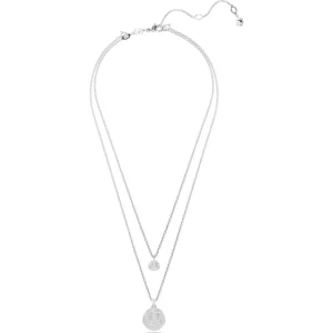 Swarovski Meteora ketting met hanger Gelaagde hanger bolvormig Zilver/Wit 5684244