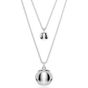 Swarovski Meteora ketting met hanger Gelaagde hanger bolvormig Zilver/Wit 5684244