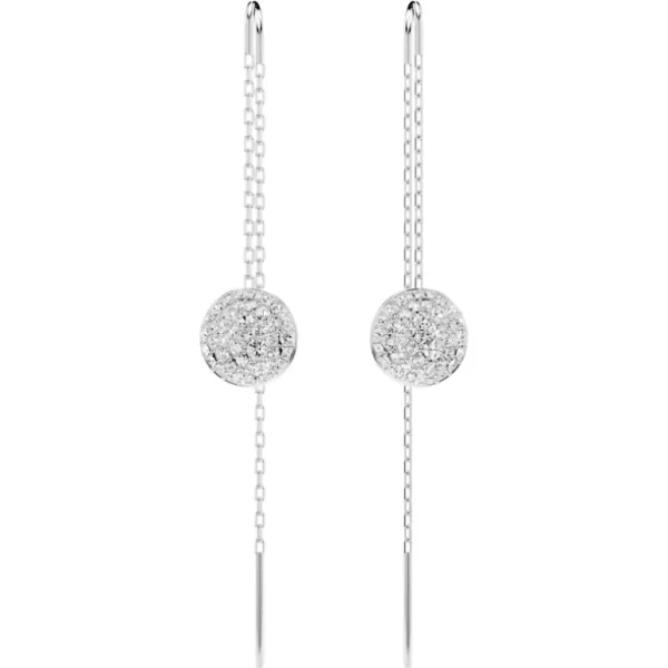 Swarovski Meteora oorbellen Oorhangers Zilver/Wit 5683448