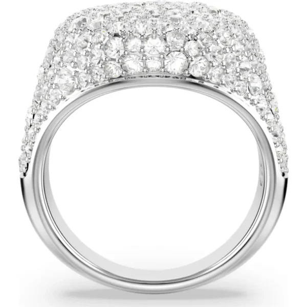 Swarovski Meteora ring Cocktailring Zilver/Wit