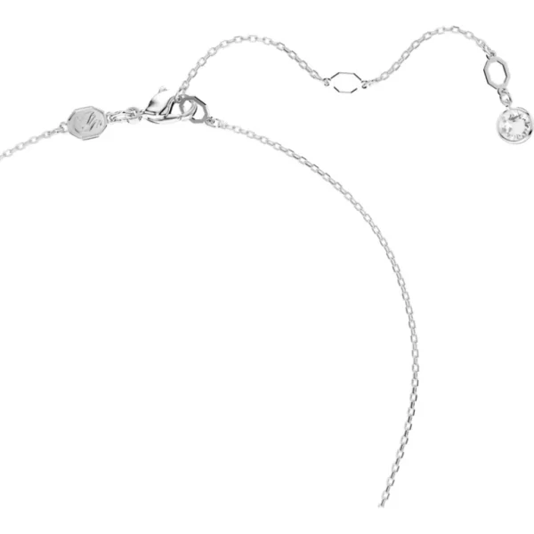 Swarovski Meteora set Sneeuwpave gezet ketting en oorbellen Zilver/Wit 5683445