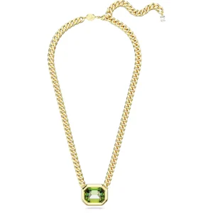 Swarovski Millenia ketting met hanger Octagon Slijpvorm Goud/Groen (45 - 47 cm) 5671583