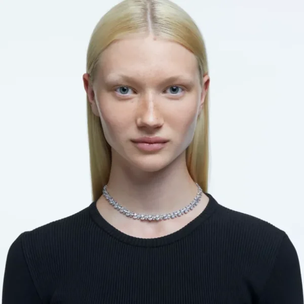 Swarovski Millenia ketting Pear Cut Wit 5598362
