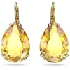 Swarovski Millenia oorbellen Pear Cut Goud/Geel 5619495