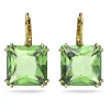 Swarovski Millenia oorbellen Square Cut Goud/Groen 5636564