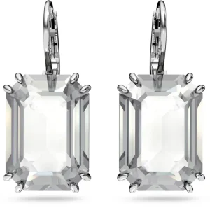 Swarovski Millenia oorbellen Octagon Cut Zilver/Wit 5636569