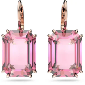 Swarovski Millenia oorbellen Octagon Cut Rosé/Roze 5619502