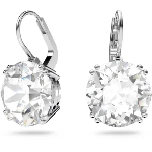 Swarovski Millenia oorbellen Round Cut Zilver/Wit 5628351