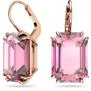 Swarovski Millenia oorbellen Octagon Cut Rosé/Roze 5619502