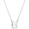Swarovski Stilla ketting met hanger Octagon Slijpvorm Zilver/Wit 5693405