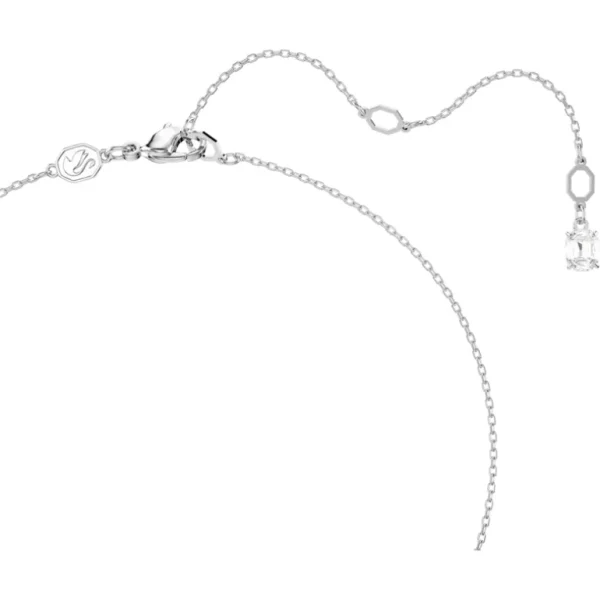 Swarovski Stilla ketting met hanger Octagon Slijpvorm Zilver/Wit 5693405