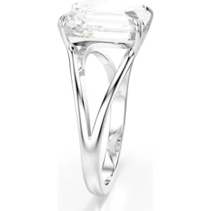 Swarovski Stilla ring Octagon Slijpvorm Zilver/Wit