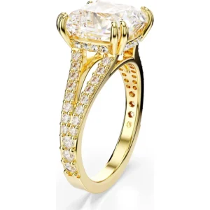 Swarovski Stilla ring Vierkante slijpvorm Goud/Wit