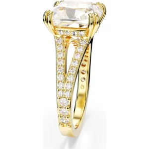 Swarovski Stilla ring Vierkante slijpvorm Goud/Wit