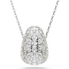 Swarovski Sublima ketting met hanger Ronde slijpvorm Zilver/Wit 5697190