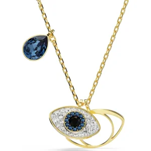 Swarovski Symbolica ketting met hanger Boze oog Goud/Wit 5692178