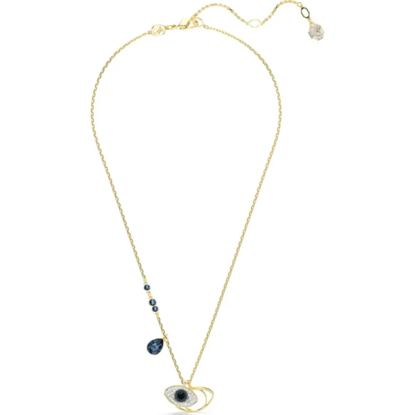 Swarovski Symbolica ketting met hanger Boze oog Goud/Wit 5692178