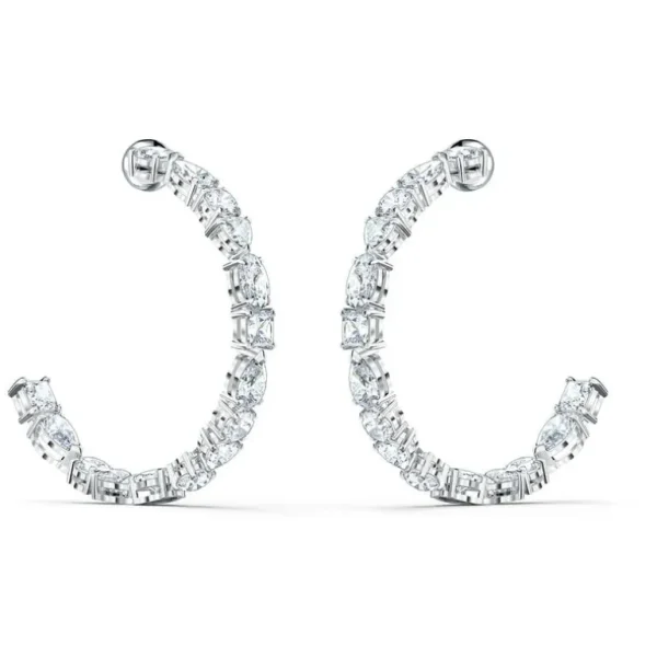 Swarovski Tennis Deluxe oorbellen Hoop CZWH/RHS 5562128