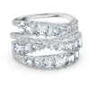 Swarovski Twist ring Wrap Full Pavé - Zilver