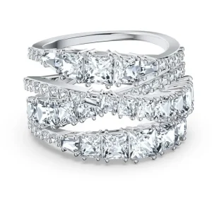 Swarovski Twist ring Wrap Full Pavé - Zilver