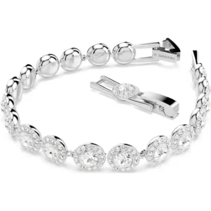 Swarovski Una armband Angelic Ronde slijpvorm Zilver/Wit 5682279