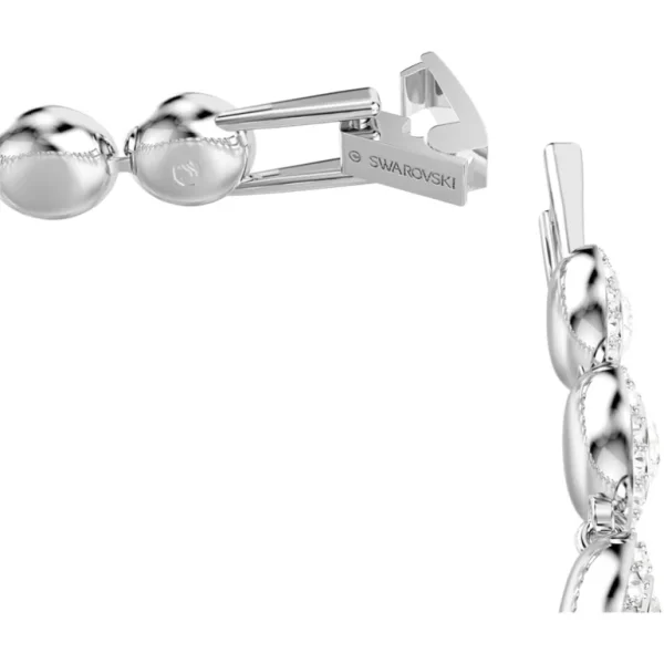 Swarovski Una armband Angelic Ronde slijpvorm Zilver/Wit 5682279