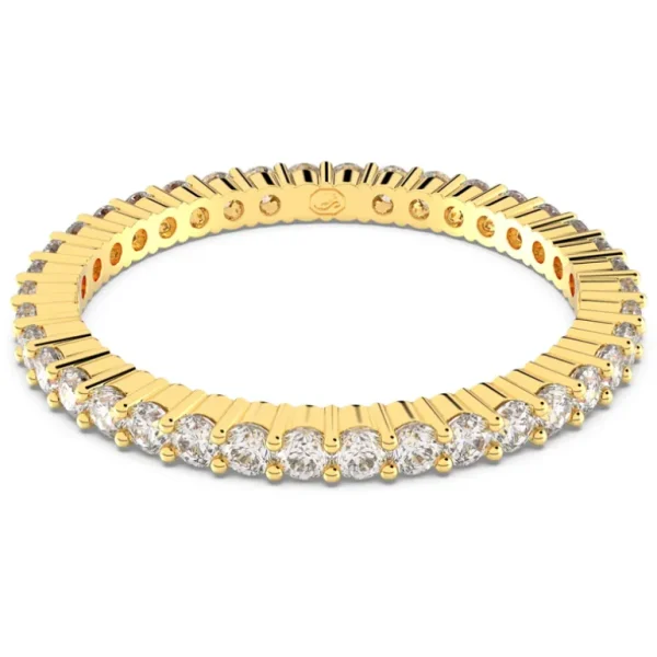 Swarovski Vittore ring Round Cut Goud/Wit