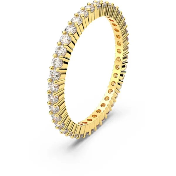Swarovski Vittore ring Round Cut Goud/Wit