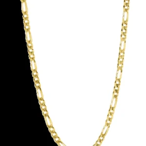 Zinzi Gold 14K Gouden ketting - Figaro schakel (43 cm) ZGC294