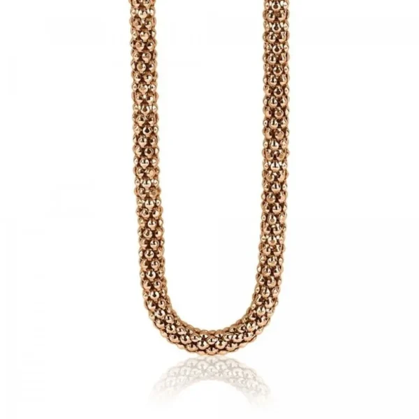 Zinzi Rosé vergulde zilveren ketting ZIC1057R
