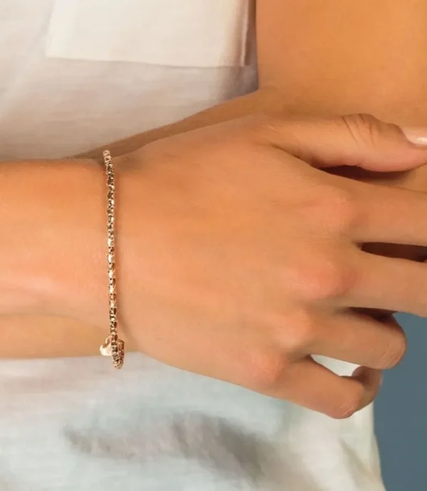 Zinzi Rosé vergulde zilveren armband ZIA1129R