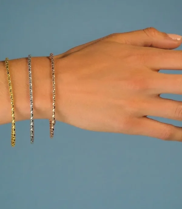 Zinzi Rosé vergulde zilveren armband ZIA1129R