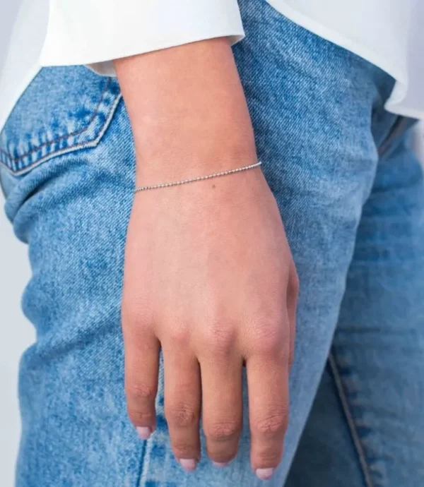 Zinzi Zilveren armband - Bolletjes ZIA1909