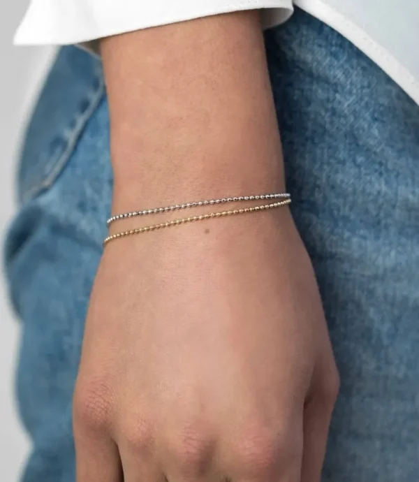 Zinzi Zilveren armband - Bolletjes ZIA1909