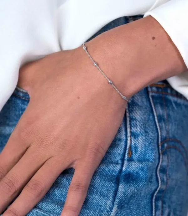 Zinzi Zilveren armband - Fantasie ovaal (16,5-20 cm) ZIA1655