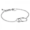 Zinzi Zilveren armband - Verbonden Open Rondjes ZIA1278