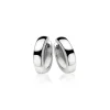 Zinzi Zilveren oorbellen - Ring 12 x 3 mm ZIO187