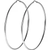 Zinzi Zilveren oorbellen - Ring (65 x 2 mm) ZIO438