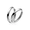 Zinzi Zilveren oorbellen - Ring 28 x 3 mm ZIO193