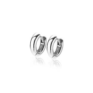 Zinzi Zilveren oorbellen - Ring 12 x 3 mm ZIO189
