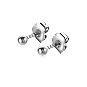 Zinzi Zilveren oorbellen - Bol (3 mm) ZIO805